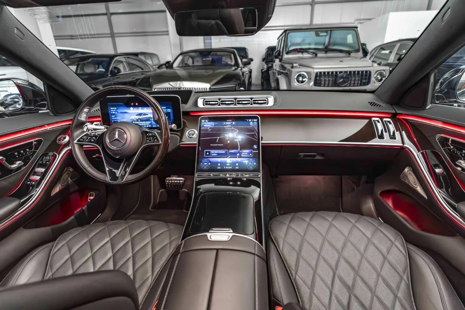 Mercedes-Benz S 350 FACELIFT* AMG* 3 TV* EXCLUSIVE* , снимка 9 - Автомобили и джипове - 54158455