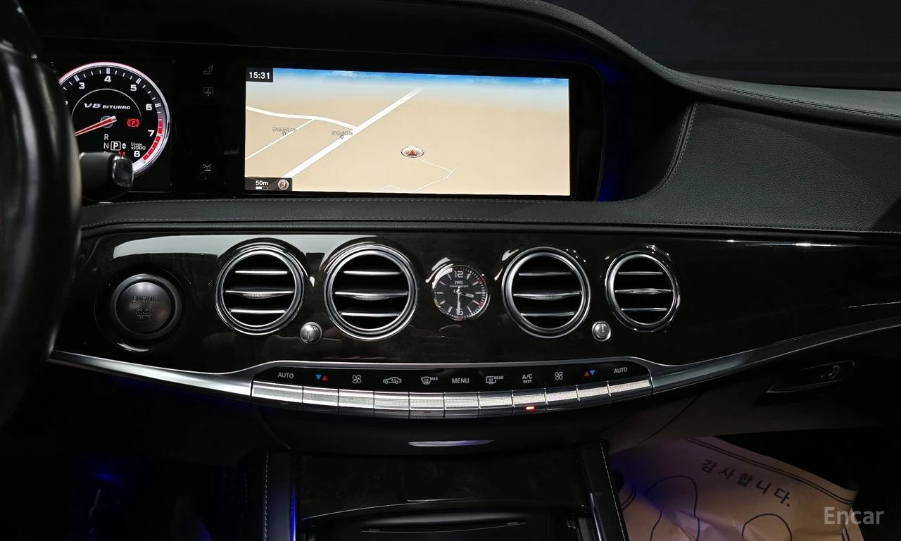 Mercedes-Benz S 63 AMG 4MATIC* BURMESTER* ДИСТРОНИК* ОБДУХВАНЕ* МАСАЖ* , снимка 9 - Автомобили и джипове - 54732876