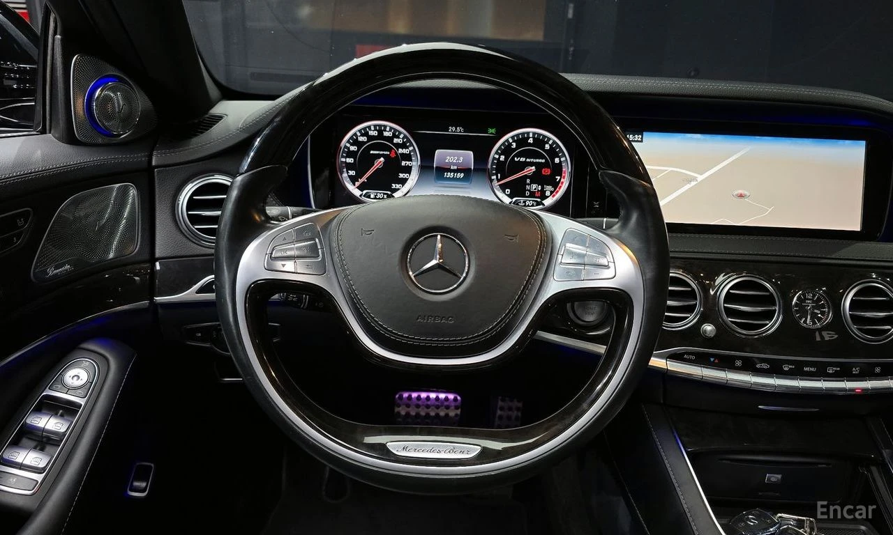 Mercedes-Benz S 63 AMG 4MATIC* BURMESTER* ДИСТРОНИК* ОБДУХВАНЕ* МАСАЖ* , снимка 8 - Автомобили и джипове - 54732876