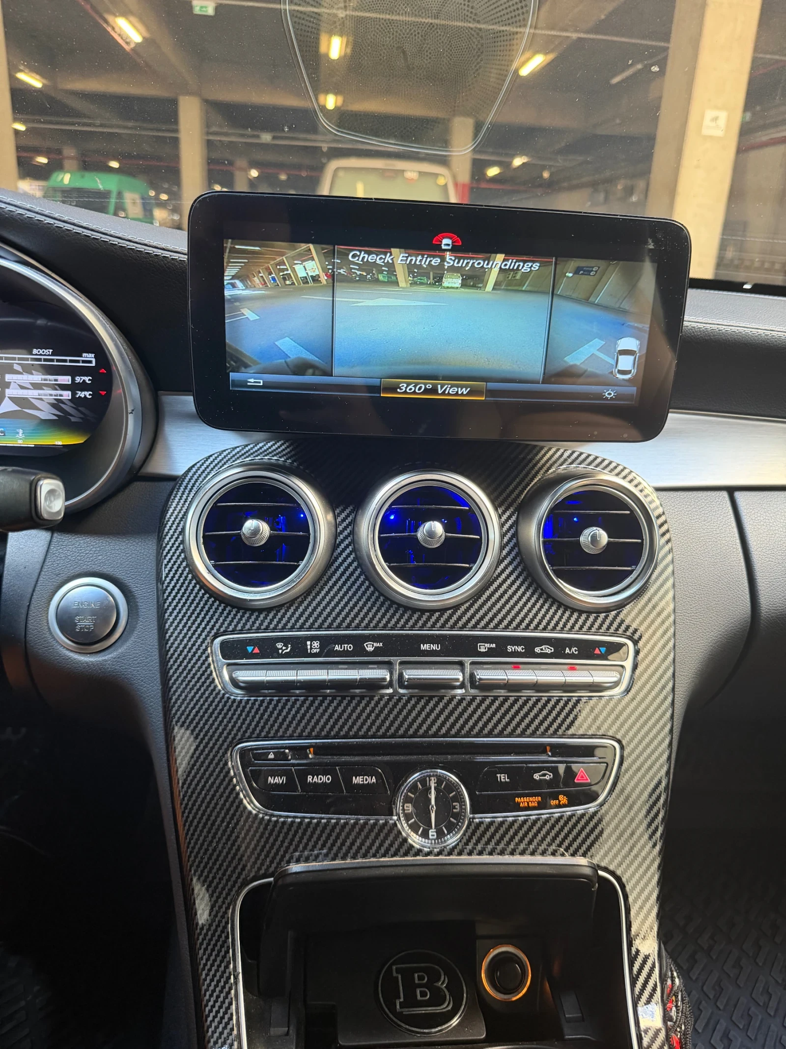 Mercedes-Benz C 43 AMG BRABUS 700 VIP!!!, снимка 10 - Автомобили и джипове - 55675355