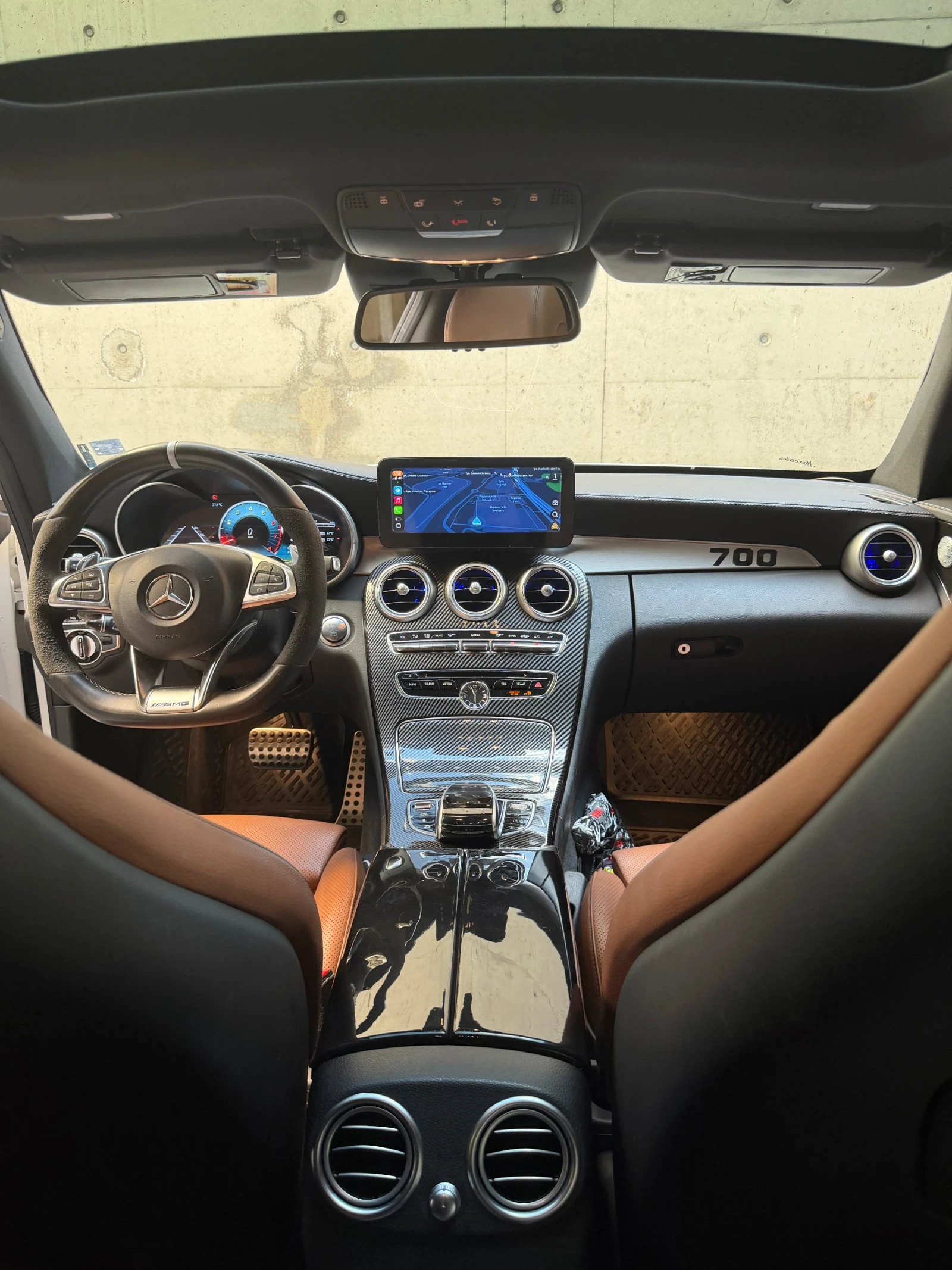 Mercedes-Benz C 43 AMG BRABUS 700 VIP!!!, снимка 7 - Автомобили и джипове - 55675355