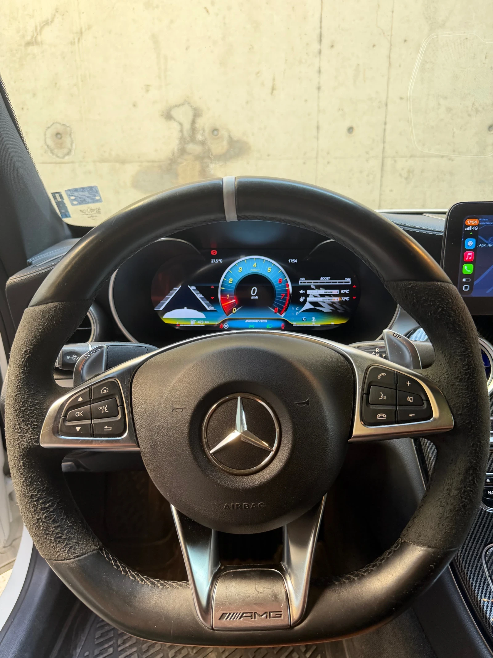 Mercedes-Benz C 43 AMG BRABUS 700 VIP!!!, снимка 9 - Автомобили и джипове - 55675355