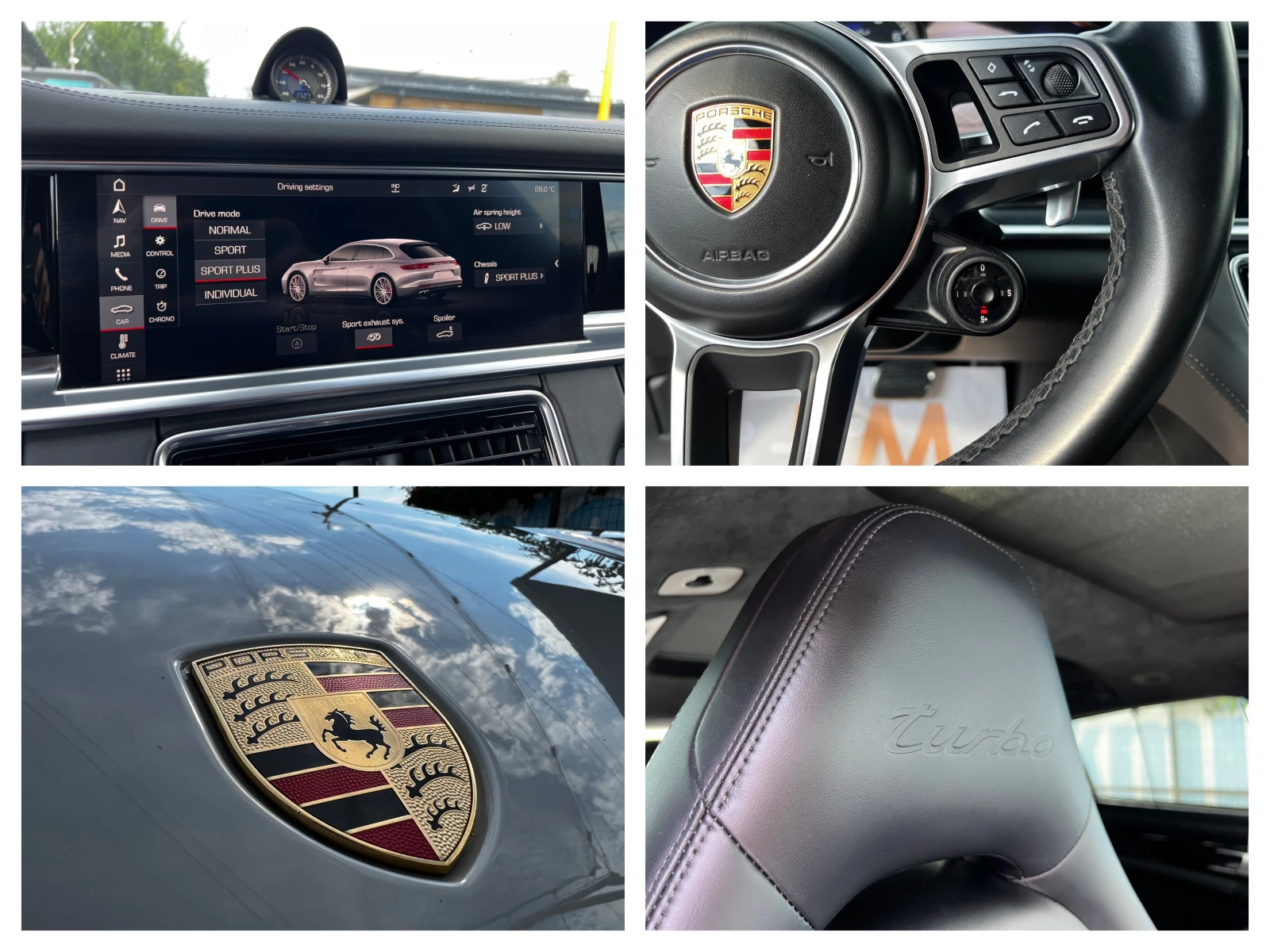 Porsche Panamera TURBO ST/SPORTDESIGN/BLACK PACK/BURMESTER/������ | Mobile.bg � ����������� 17