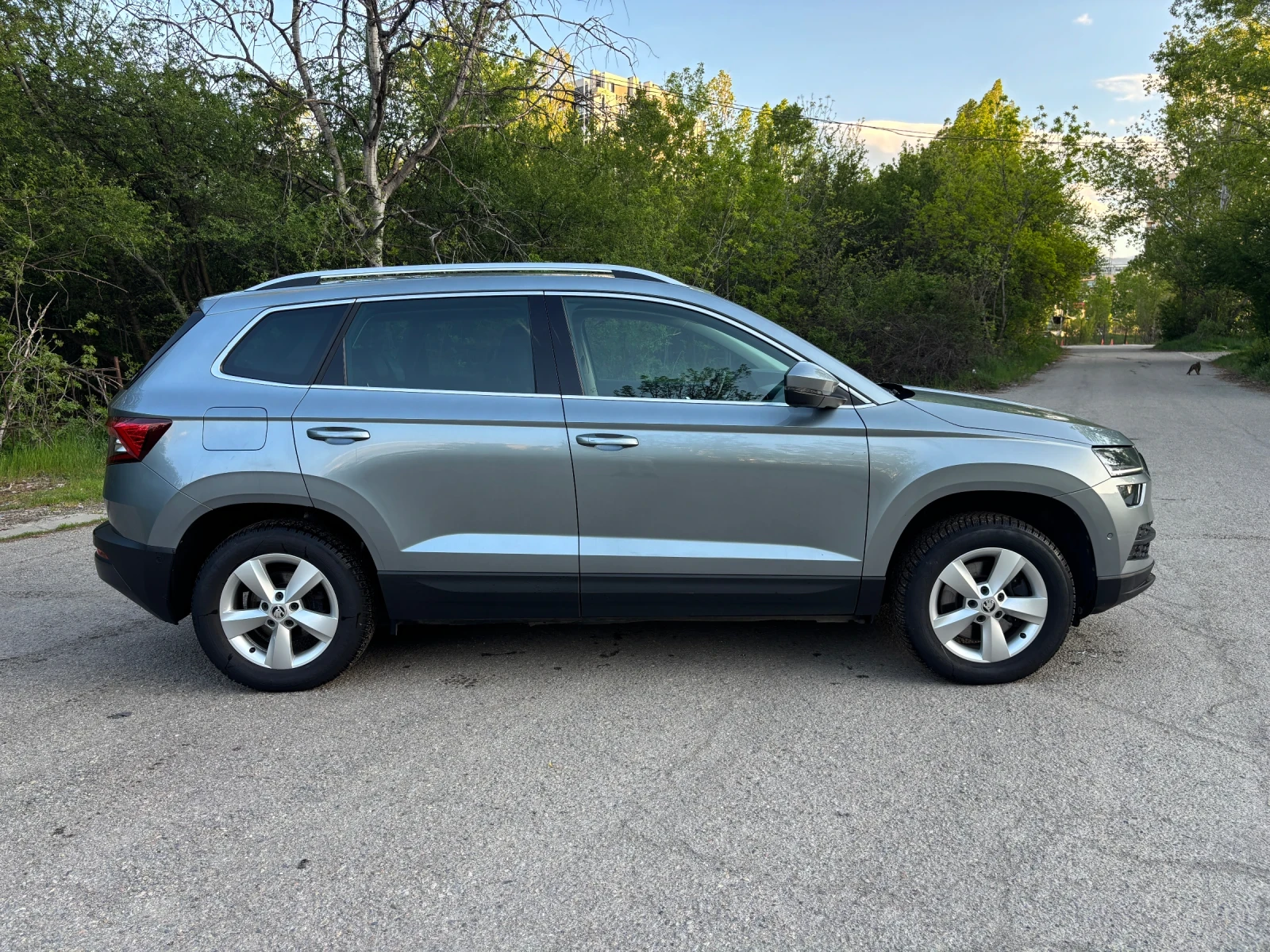 Skoda Karoq 2.0-TDI Style 4x4/Keyless/LED/ОБСЛУЖЕНА!, снимка 4 - Автомобили и джипове - 52877469