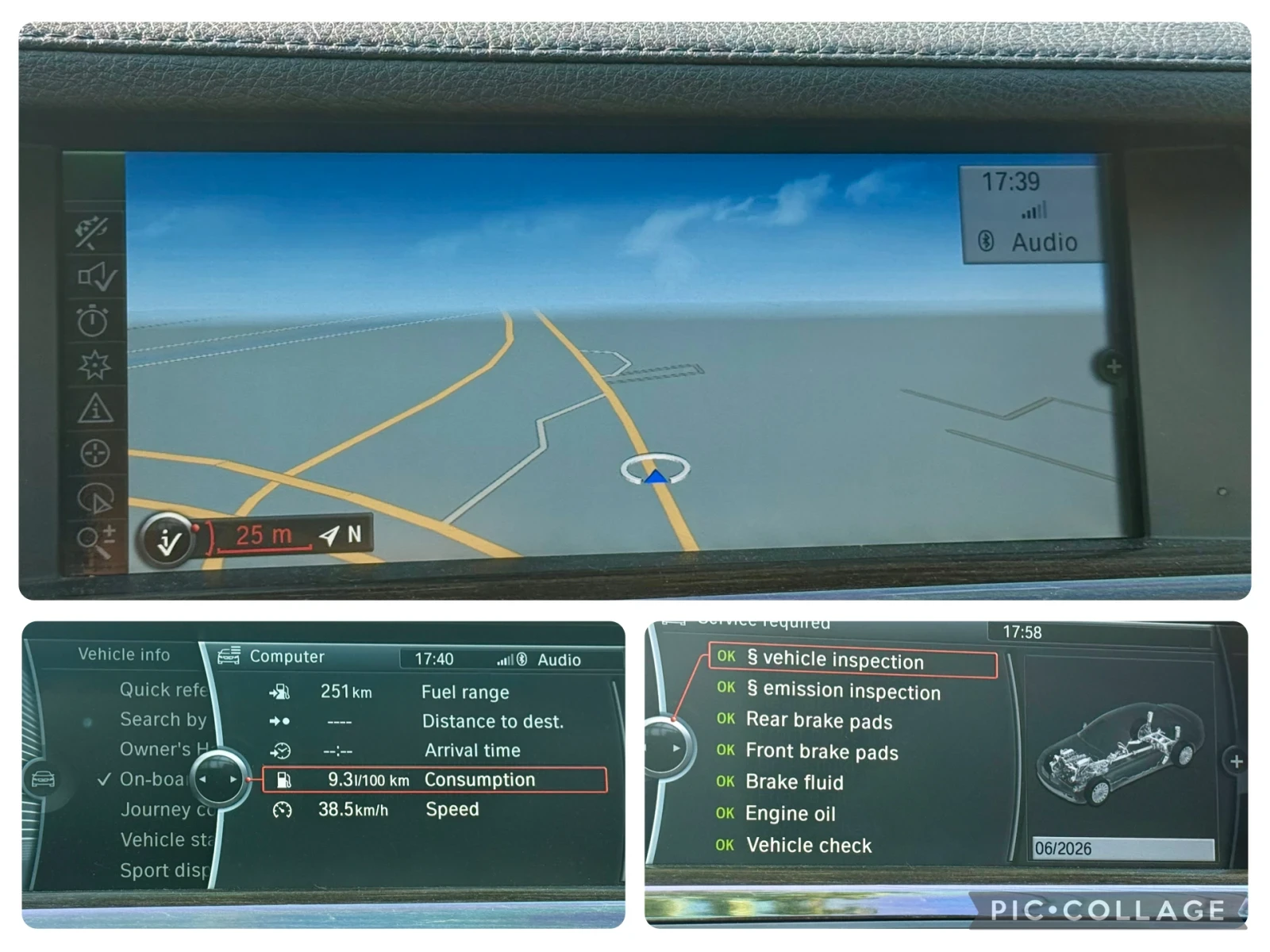 BMW 730 Сменени вериги;NIGHTVISION:HEAD UP:FULL, снимка 12 - Автомобили и джипове - 54662998