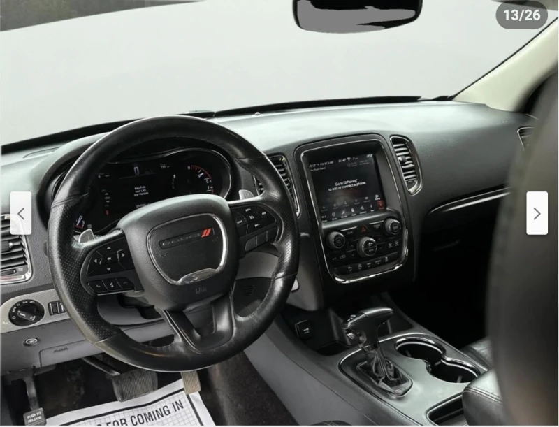 Dodge Durango GT* 3.6* V6* 8ZF* ПОДГРЕВ* КАМЕРА* КЕЙЛЕС* LANE* A, снимка 10 - Автомобили и джипове - 52524994