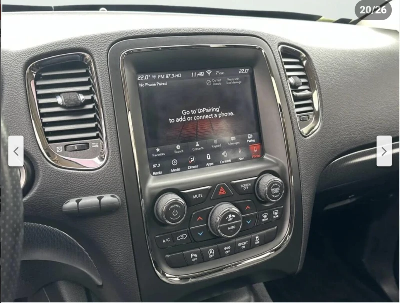 Dodge Durango GT* 3.6* V6* 8ZF* ПОДГРЕВ* КАМЕРА* КЕЙЛЕС* LANE* A, снимка 11 - Автомобили и джипове - 52524994