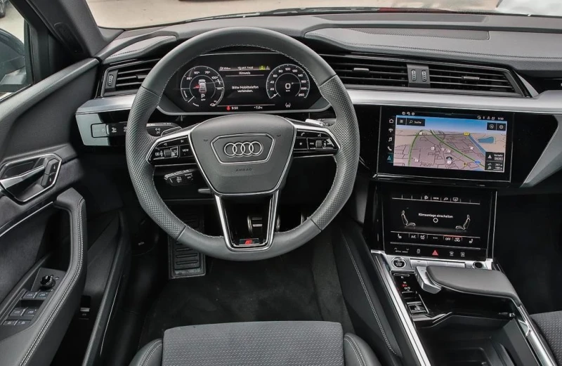 Audi Q8 E-TRON 50 QUATTRO S-LINE SPORTBACK B&O MATRIX, снимка 9 - Автомобили и джипове - 52566999