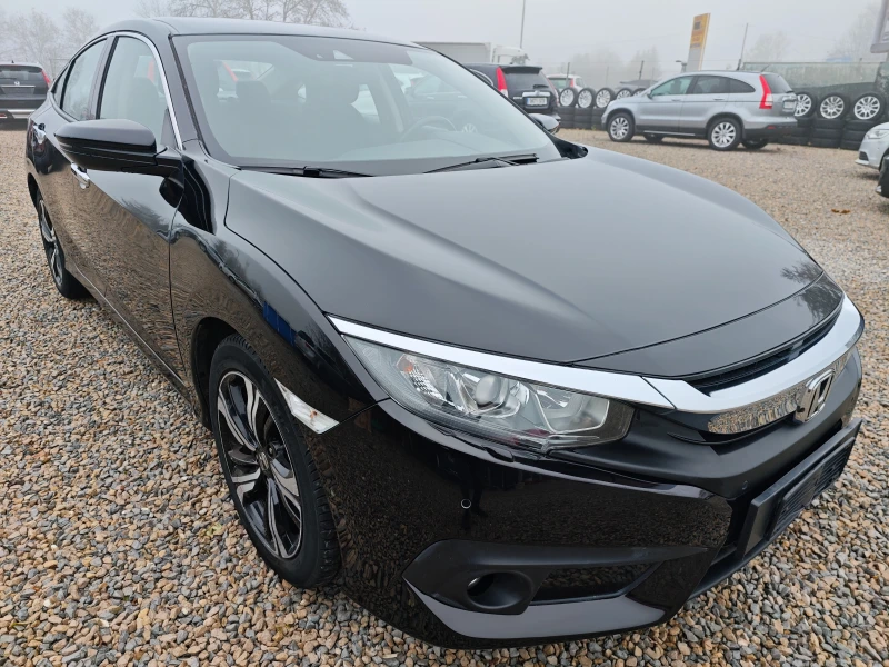 Honda Civic ВИШНА/DISTRONIC/NAV-БЪЛГАРСКИ/CARPLAY/ANDROID AUTO, снимка 7 - Автомобили и джипове - 48206284