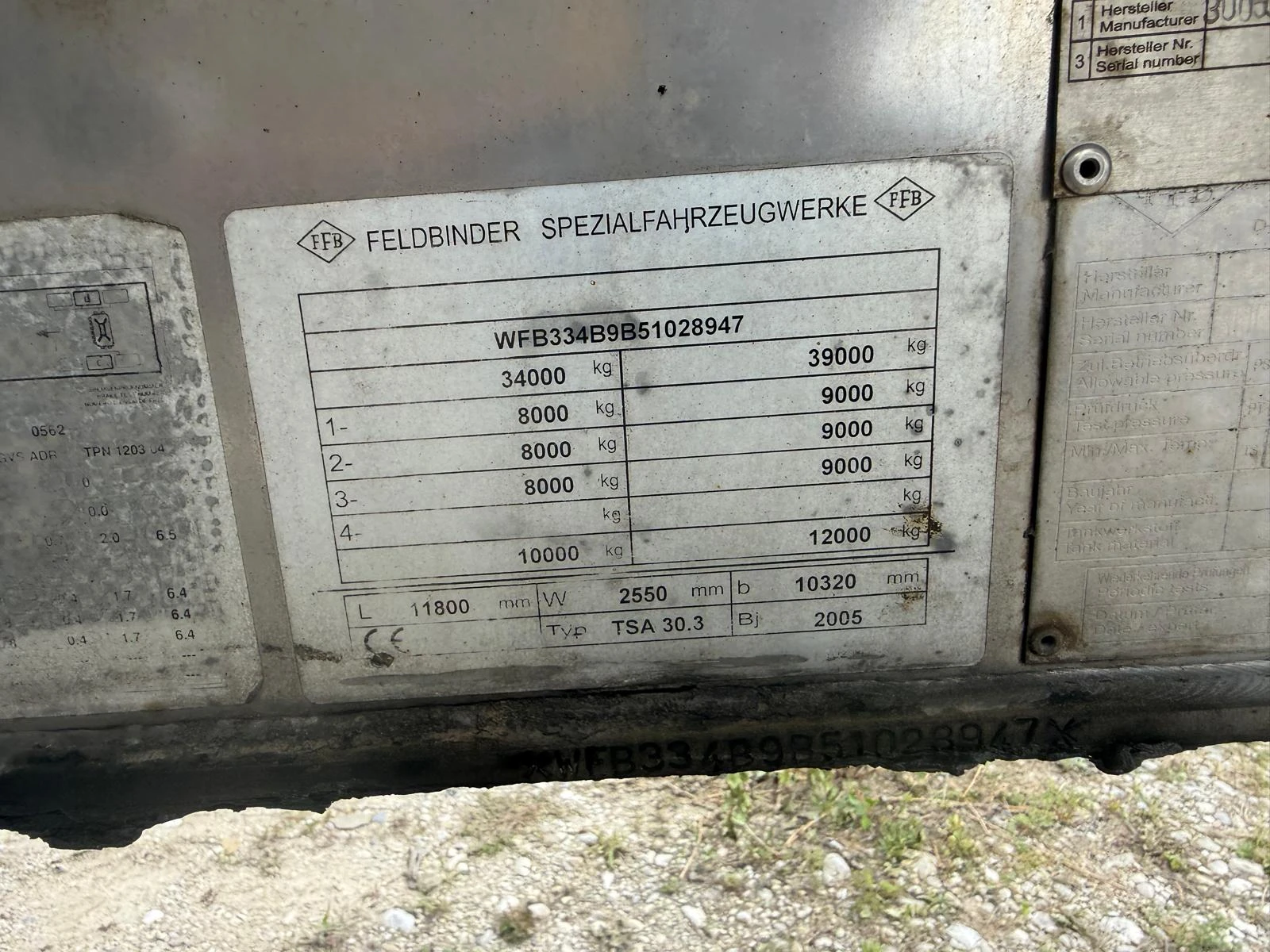 Полуремарке Feldbinder   TSA 30.3, снимка 13 - Ремаркета - 54519786