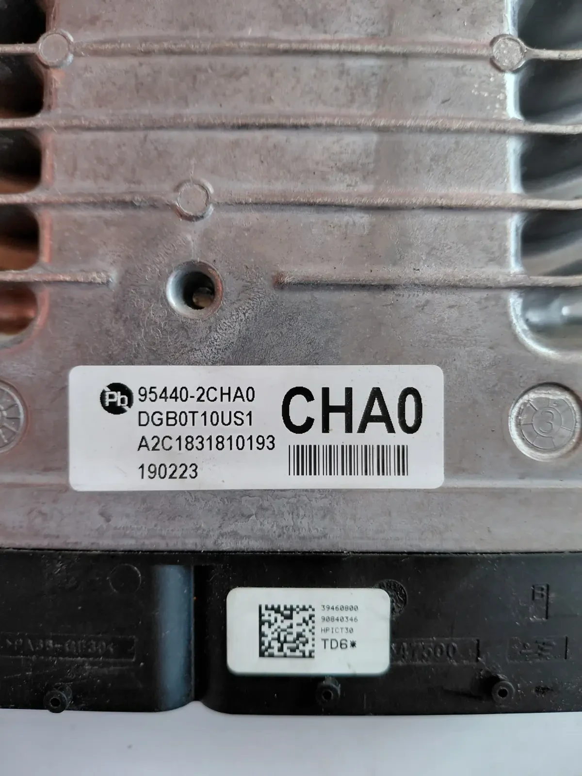 95440-2CHA0 Компютър скоростна кутия за Hyundai i20 (GB IB) A2C1831810101 954412CHA0 954402CHA0, снимка 2 - Части - 53810855