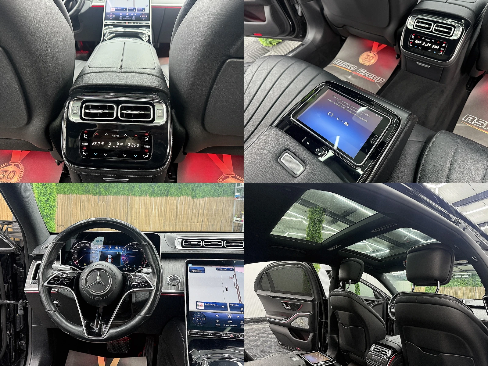 Mercedes-Benz S 350 BRABUS-900/LONG/PANORAMA/4-Matic/СОБСТВЕН ЛИЗИНГ, снимка 12 - Автомобили и джипове - 54065678