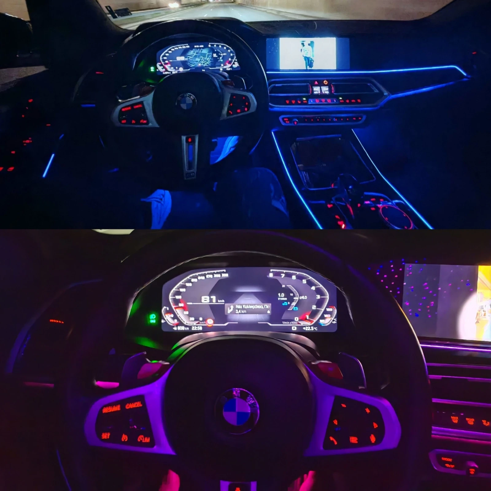 BMW X5 M-technik, MANHART-Tuning, Facelift, Full Black, снимка 11 - Автомобили и джипове - 55075297