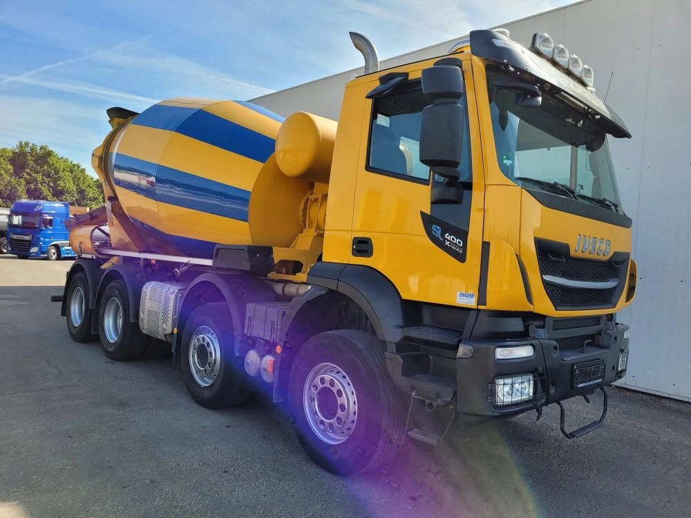 Iveco Stralis Бетонобъркачка X-Way 400 SL 8x4 BB   Liebherr 9 м&, снимка 4 - Камиони - 54949193