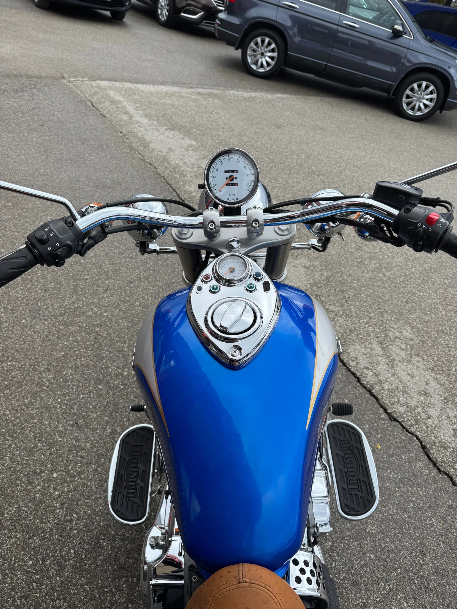 Triumph America 800i-КАТО НОВ, снимка 13 - Мотоциклети и мототехника - 54010942