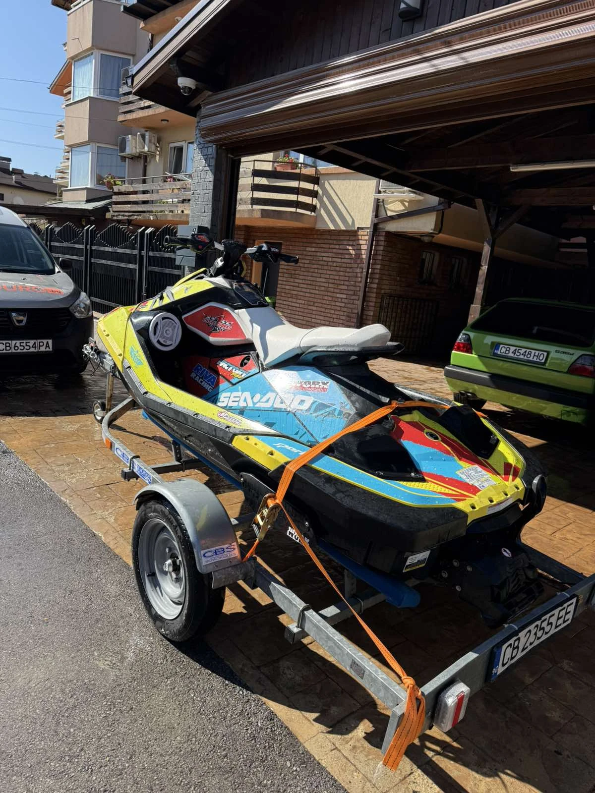 Джет Bombardier Sea Doo SPARK TRIXX RIVA RACING, снимка 5 - Воден транспорт - 55740838