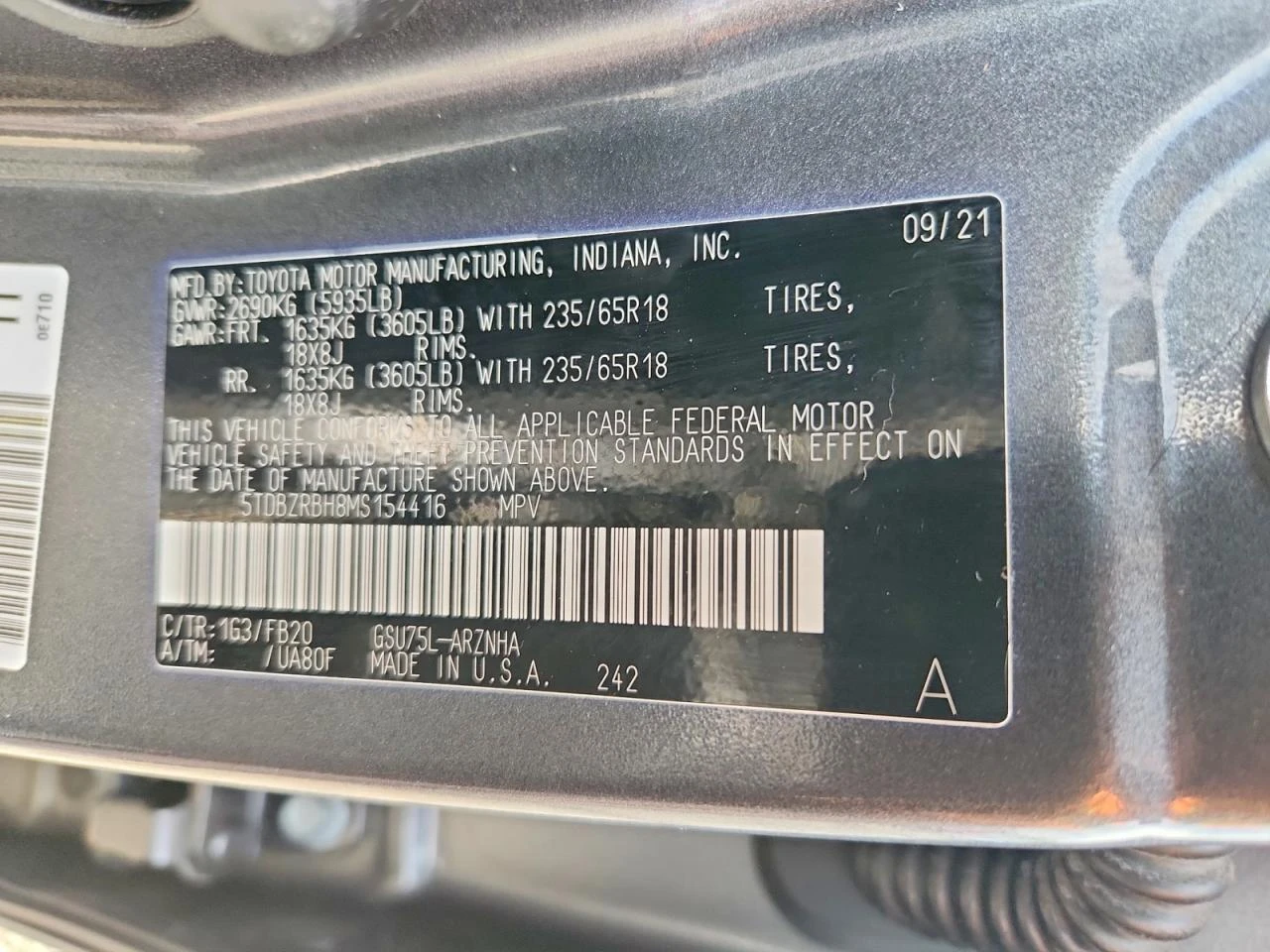 Toyota Highlander 3.5l Le, снимка 13 - Автомобили и джипове - 56453819