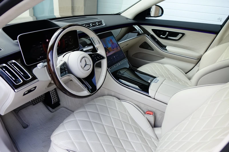 Mercedes-Benz S 580 EXCLUSIVE* AMG LINE* 4MATIC* 3 TV* LONG* , снимка 9 - Автомобили и джипове - 52452140