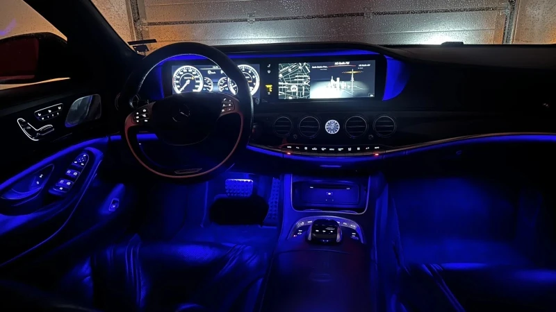 Mercedes-Benz S 63 AMG LONG 4MATIC FULL, снимка 7 - Автомобили и джипове - 52949887
