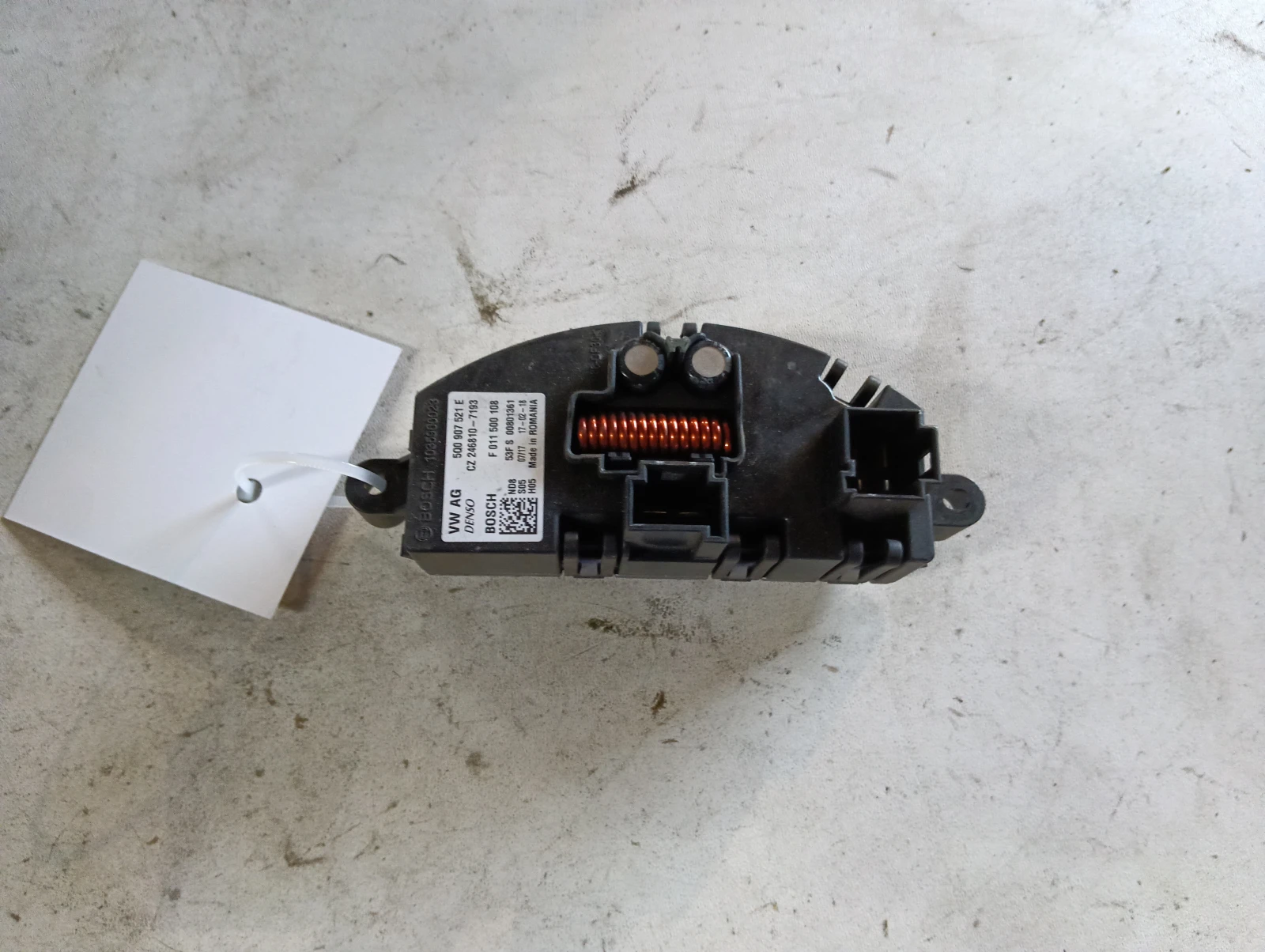 управление вентилатор парно 5Q0907521E Skoda Octavia