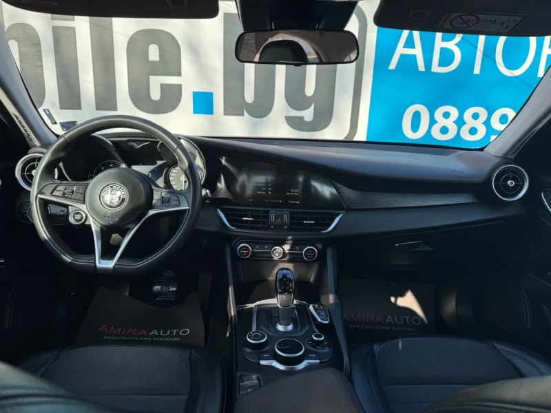 Alfa Romeo Giulia 2.2d 180кс* АТ8* 121300км. РЕАЛНИ* ОБСЛУЖЕНА, снимка 10 - Автомобили и джипове - 48432533