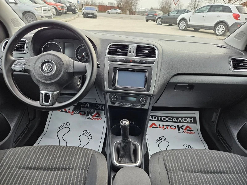 VW Polo 1.6i-82кс= ФАБРИЧНА ГАЗ= АВТОПИЛОТ= EURO 5B, снимка 11 - Автомобили и джипове - 48801394