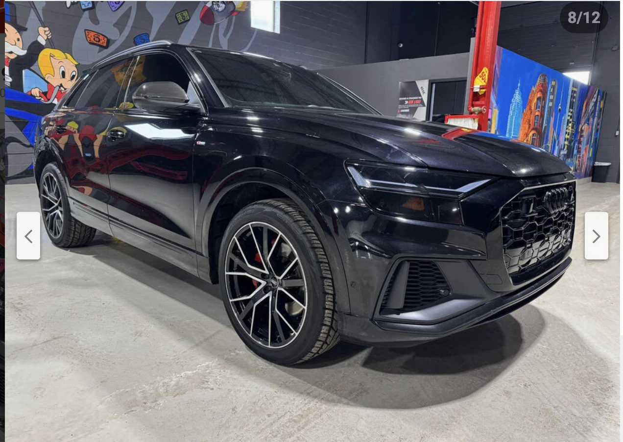 Audi Q8 MATRIX* BANG* OLUFSEN* ОБДУХВАНЕ8360КАМЕРА* , снимка 1