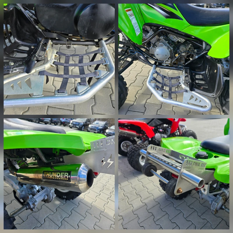 Kawasaki Kfx 700ie, Ролбари, Генерация Thunder, гардове!, снимка 14 - Мотоциклети и мототехника - 53453370