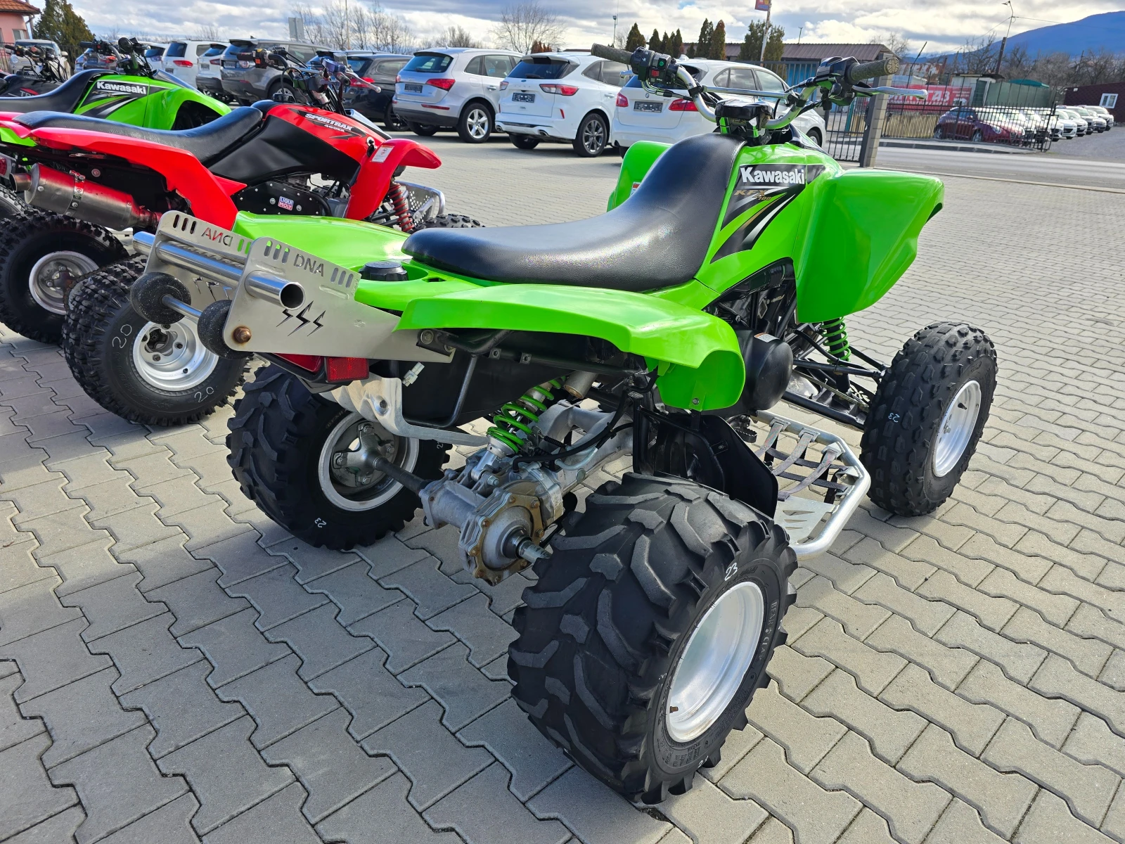 Kawasaki Kfx 700ie, Ролбари, Генерация Thunder, гардове! - изображение 3