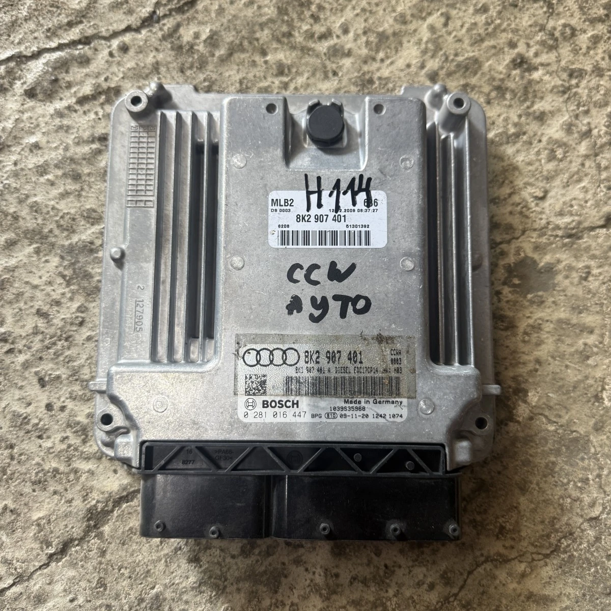 Компютър мотор двигател ECU AUDI A4 A5 Q5 30TDI CCW 8K2907401 ном 114