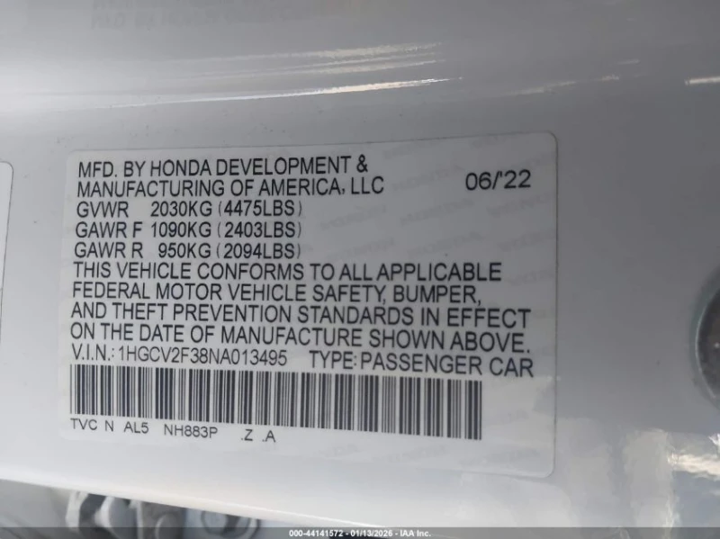 Honda Accord Sport 2.0T, снимка 9 - Автомобили и джипове - 53453553