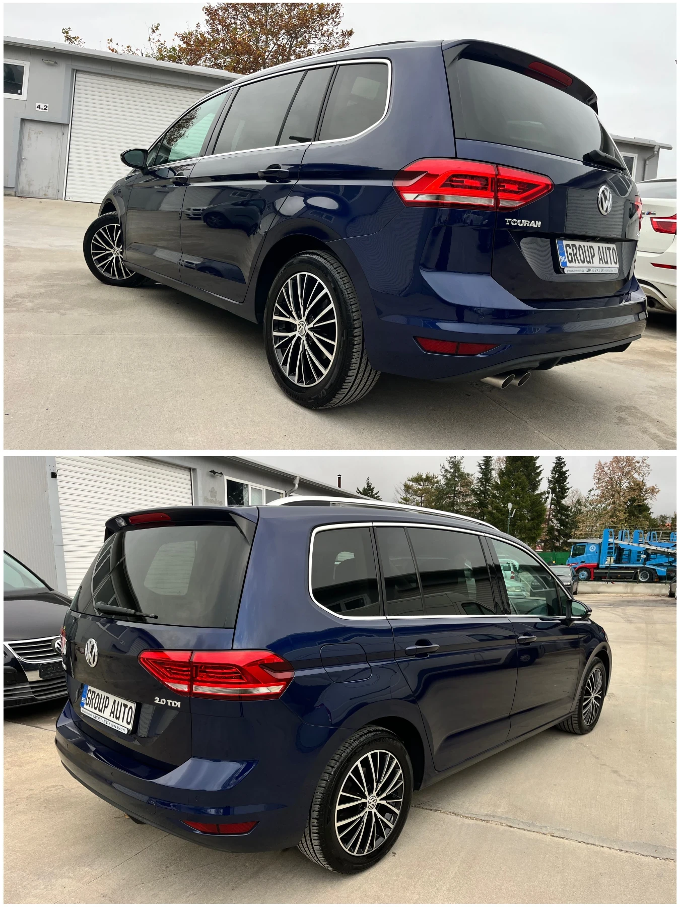 VW Touran 2, 0TDI-150k.c/6+ 1///NAVI/KEYLESS!! | Mobile.bg   7