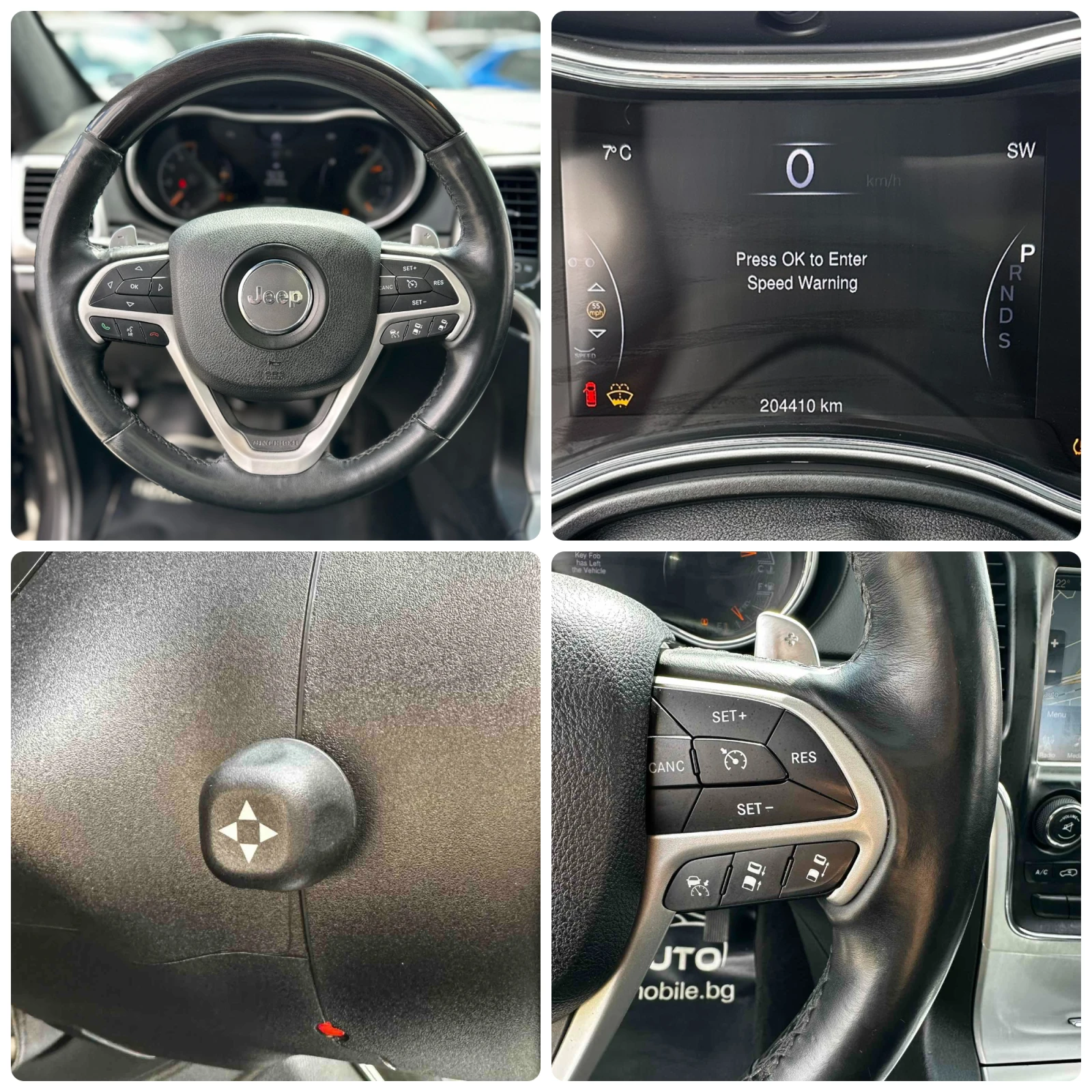 Jeep Grand cherokee 3.0CRD 250HP 4X4 SUMMIT FULL, снимка 14 - Автомобили и джипове - 55299684
