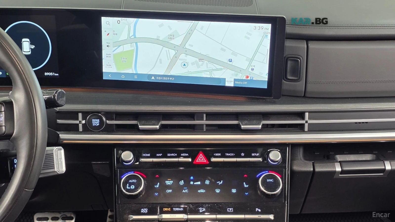 Hyundai Santa fe 1.6HEV* 4WD* CALLIGRAPHY* ПОДГРЕВ* ОБДУХВАНЕ* 360*, снимка 12 - Автомобили и джипове - 56102338