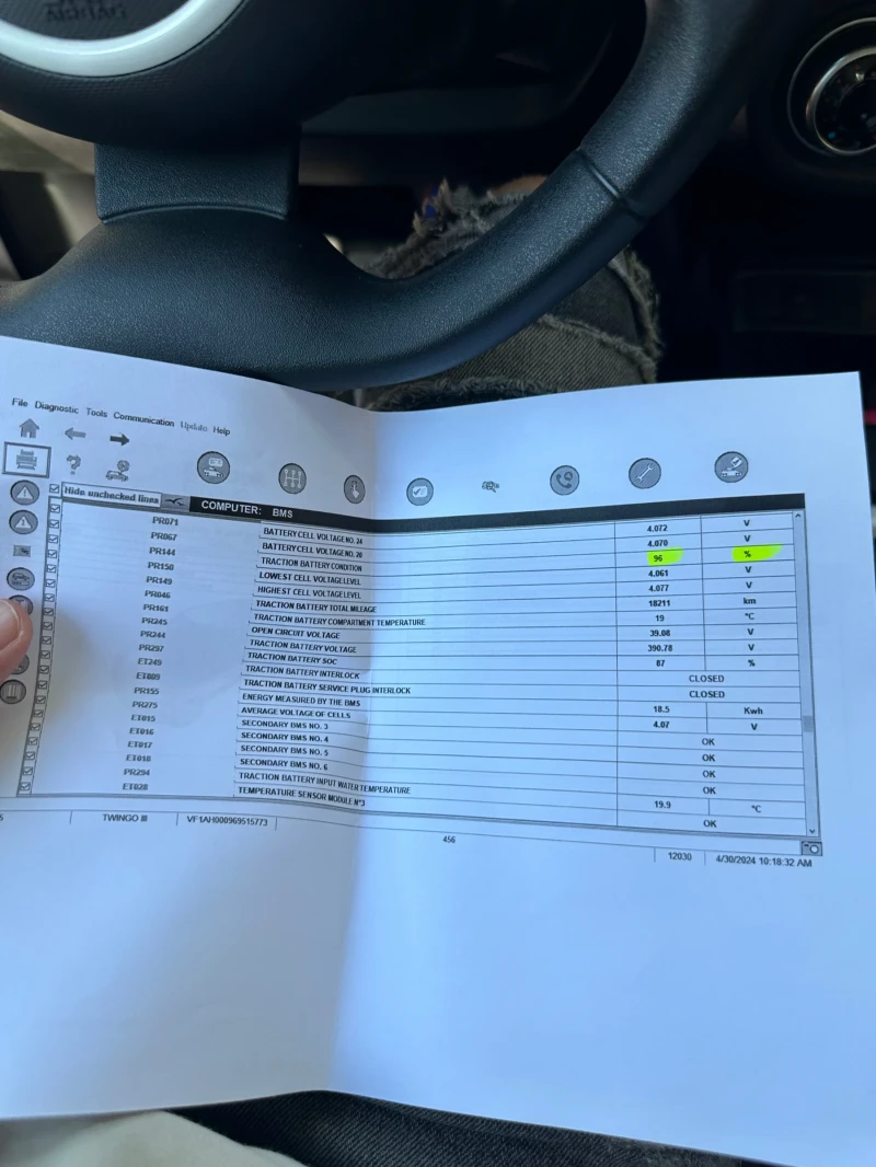 Renault Twingo Гаранция бат. 2030г., снимка 16 - Автомобили и джипове - 52023312