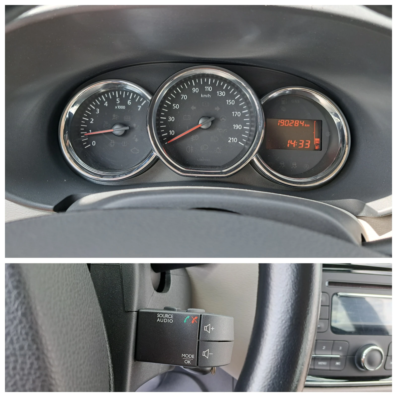 Dacia Lodgy 1.5DCI-КЛИМАТИК/EURO5, снимка 13 - Автомобили и джипове - 55270250