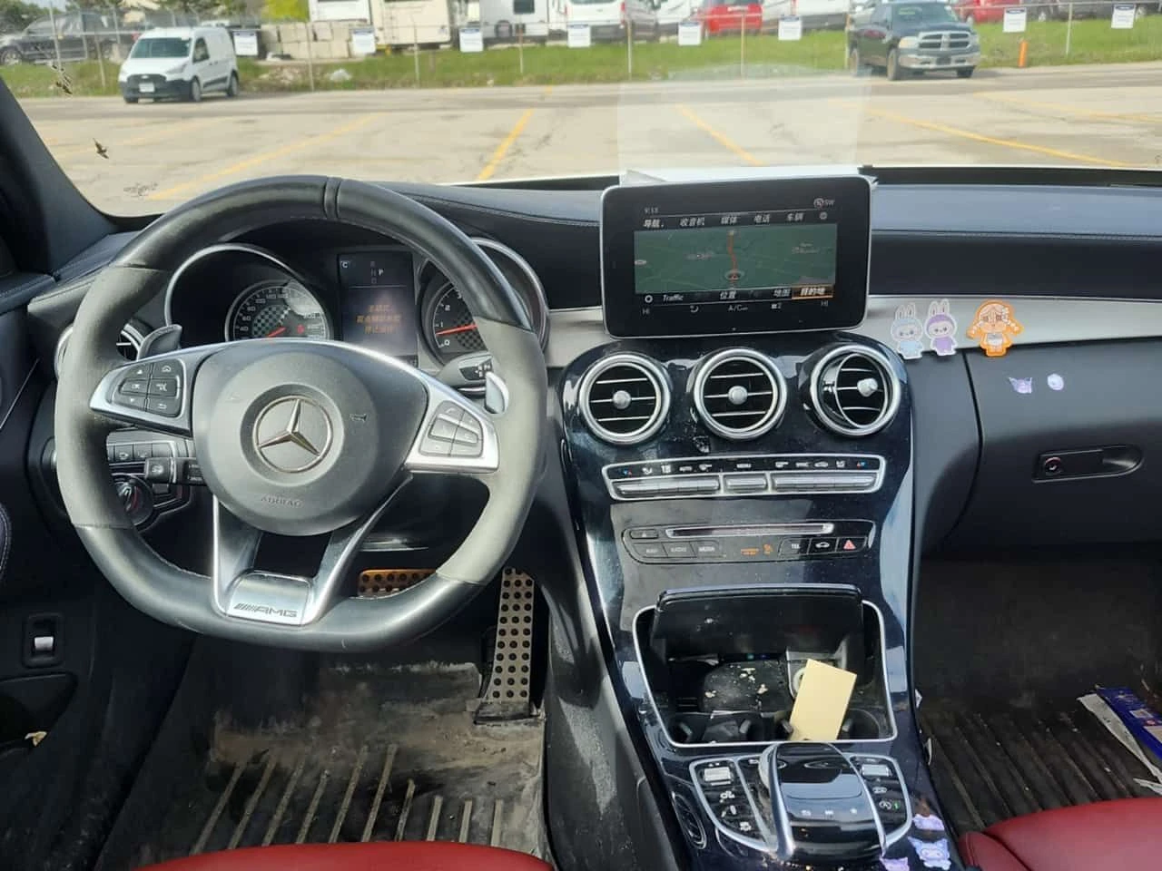 Mercedes-Benz C 43 AMG | HEADS UP| DISTRONIC| 360| BURMESTER| ПАНО| CARFX, снимка 8 - Автомобили и джипове - 54827517