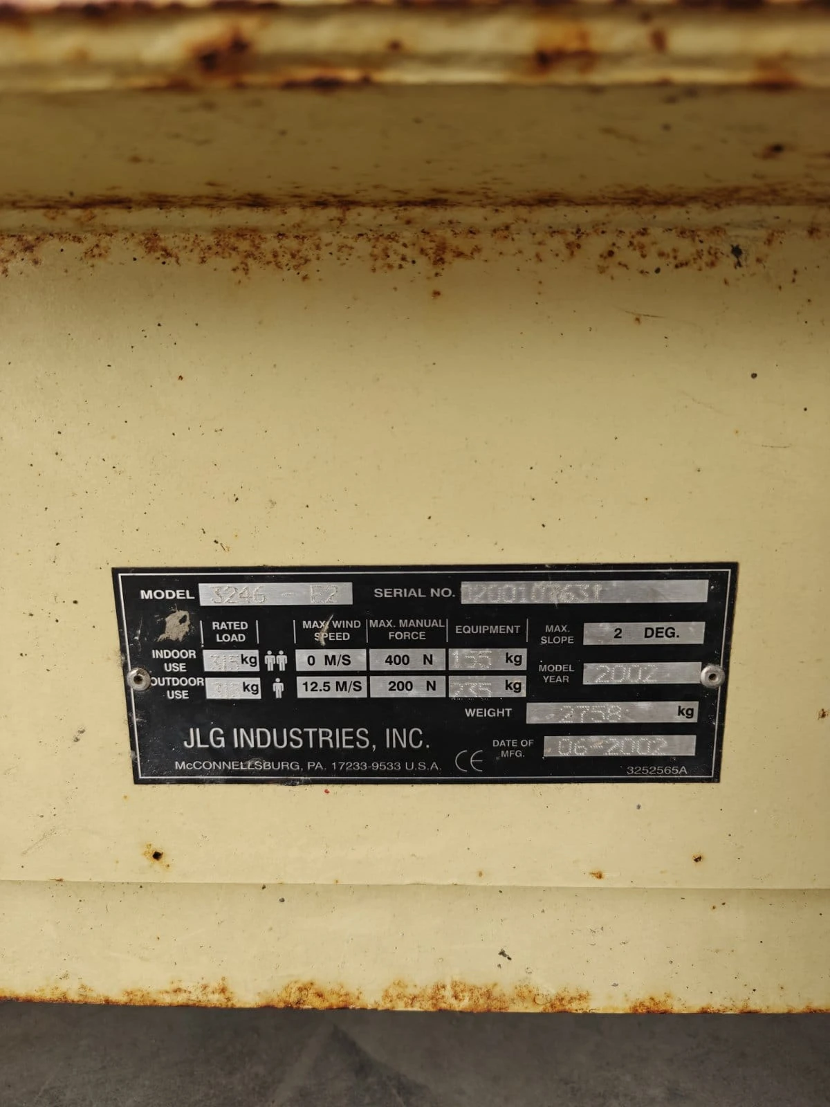 Автовишка Друга марка JLG 3246E2, снимка 12 - Индустриална техника - 53734117