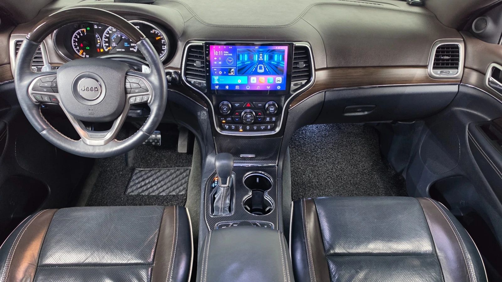 Jeep Grand cherokee 3.6 OVERLAND HARMON KARDON * FULL BLACK*  | Mobile.bg � ����������� 8
