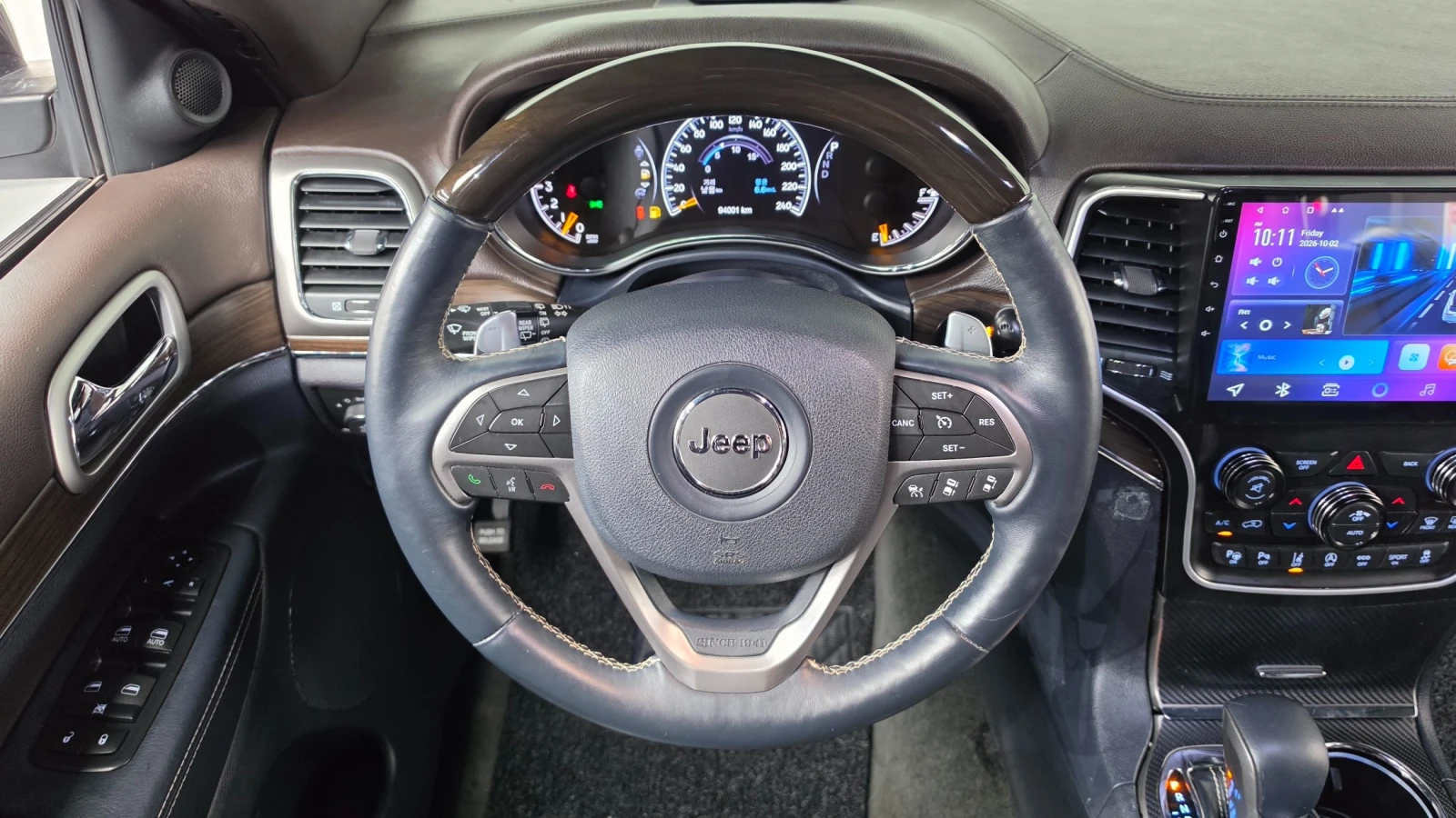 Jeep Grand cherokee 3.6 OVERLAND HARMON KARDON * FULL BLACK*  | Mobile.bg � ����������� 9