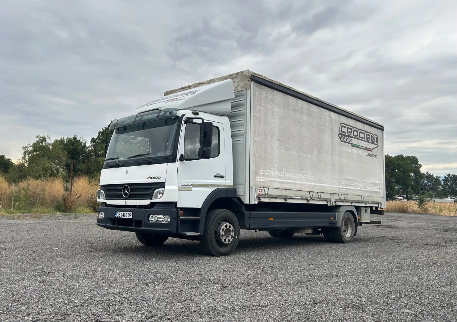 Mercedes-Benz Atego 1222, N2, Борд, Щора, Климатик , снимка 2 - Камиони - 56106698