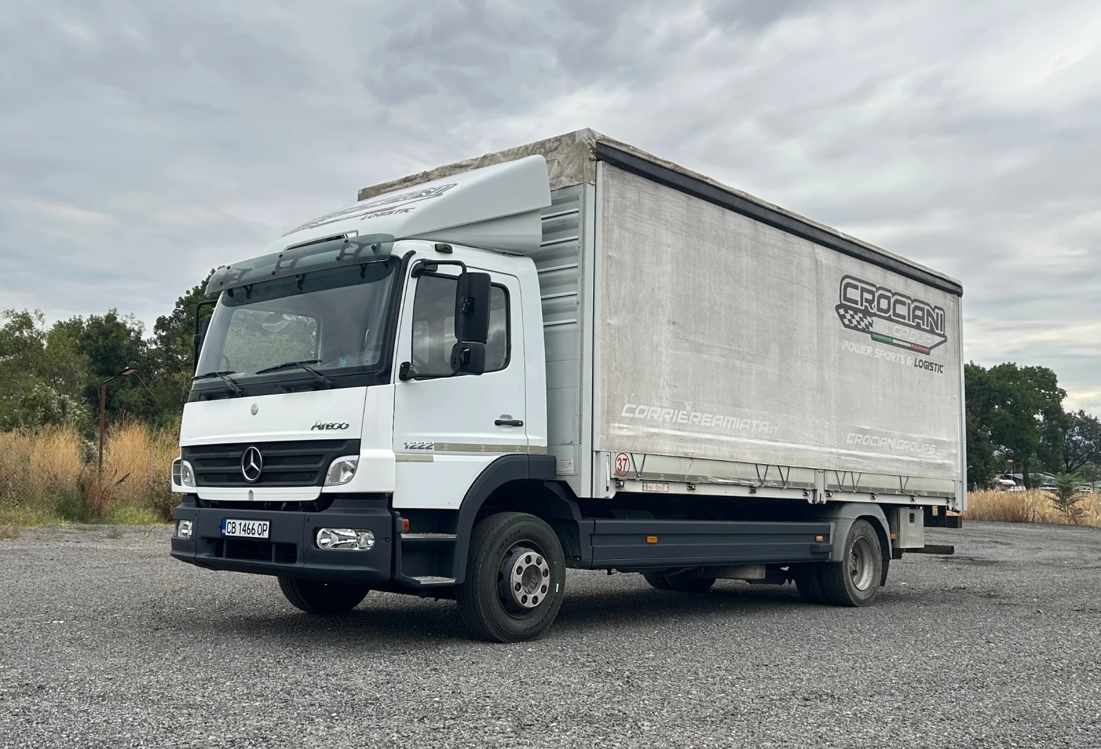 Mercedes-Benz Atego 1222, N2, Борд, Щора, Климатик 