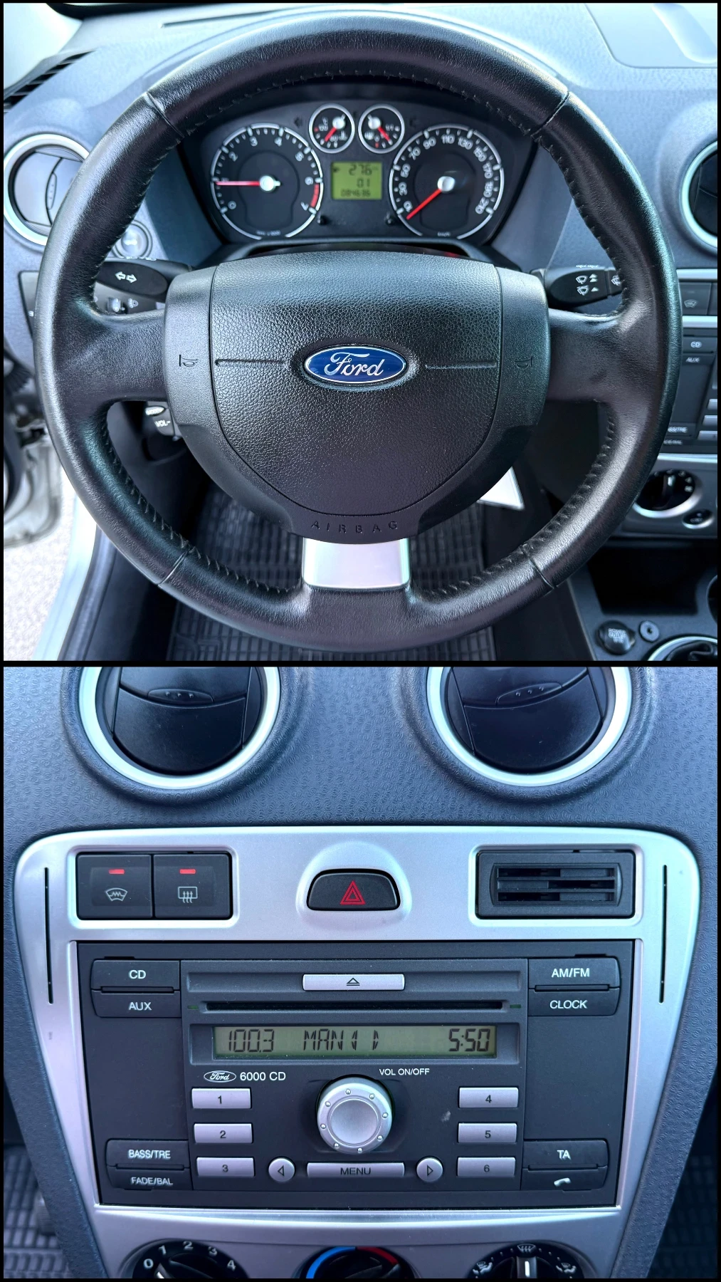 Ford Fusion 1.4i/80kc 84636kм!! * Ambiente* Facelift - изображение 10