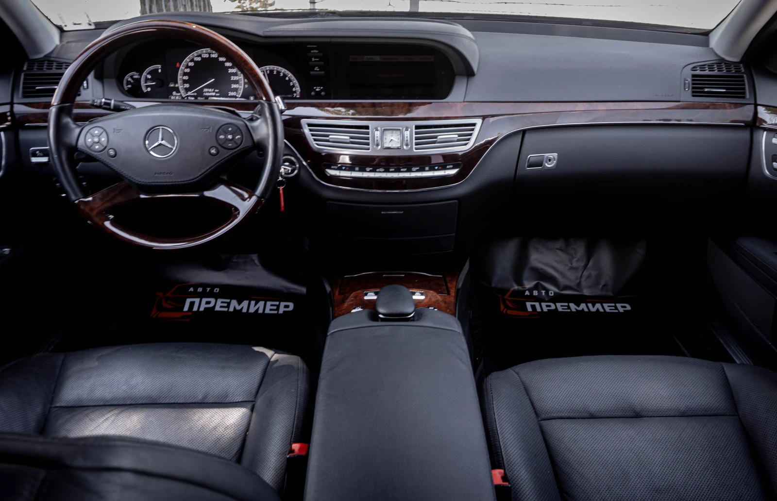 Mercedes-Benz S 500 Long-V8-РЕАЛНИ КМ!, снимка 9 - Автомобили и джипове - 55446354