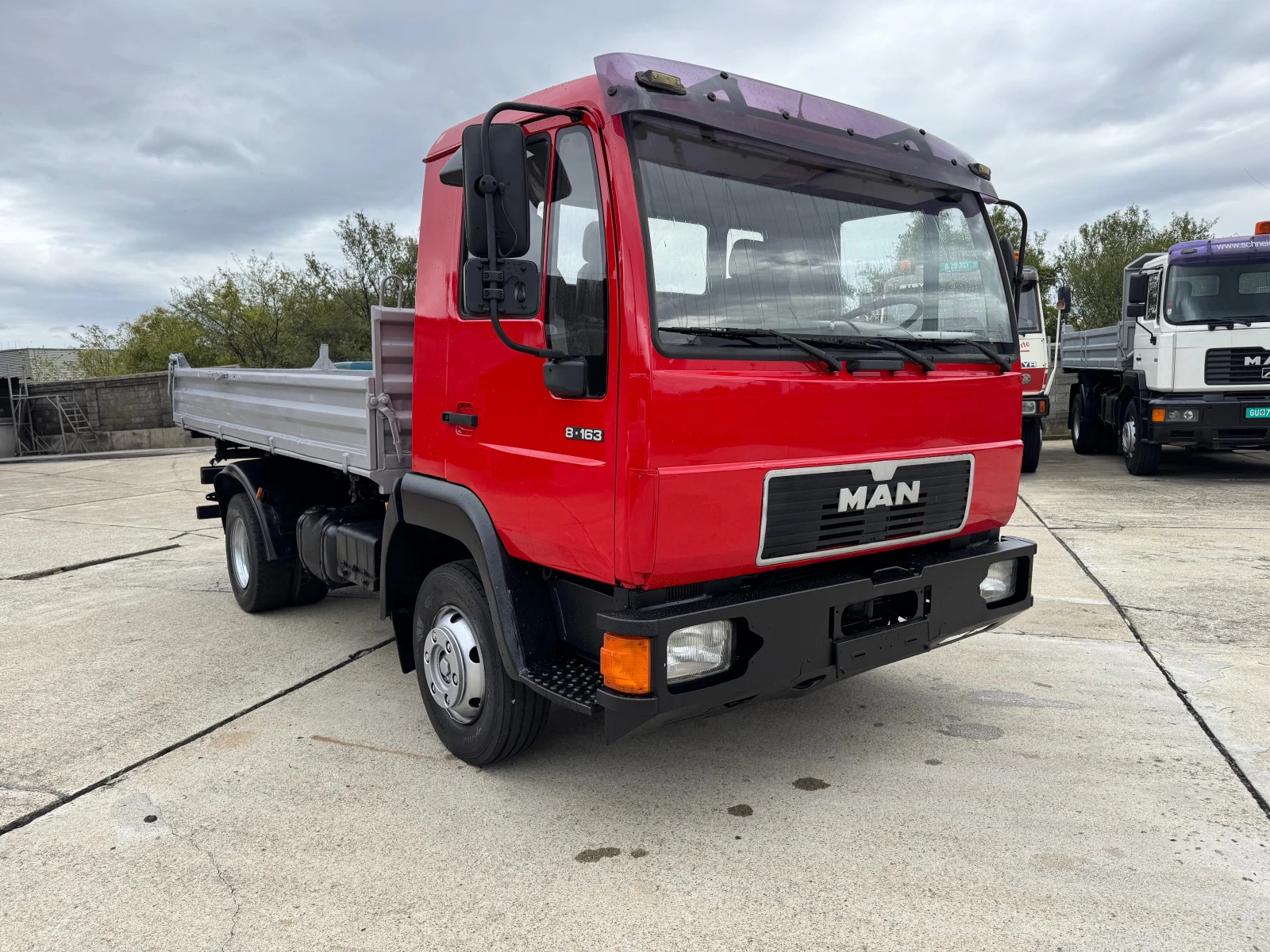 Man 8.163 тристранен самосвал 3.90м - изображение 10