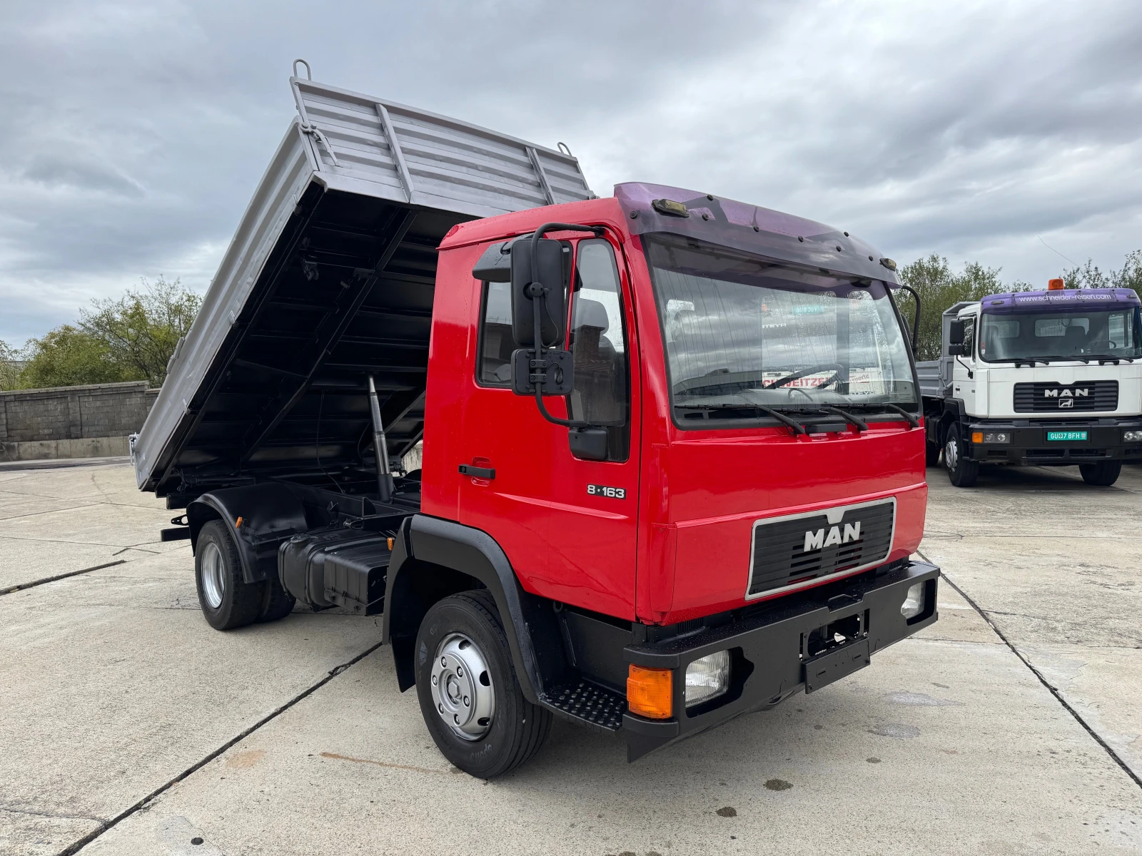 Man 8.163 тристранен самосвал 3.90м - изображение 6