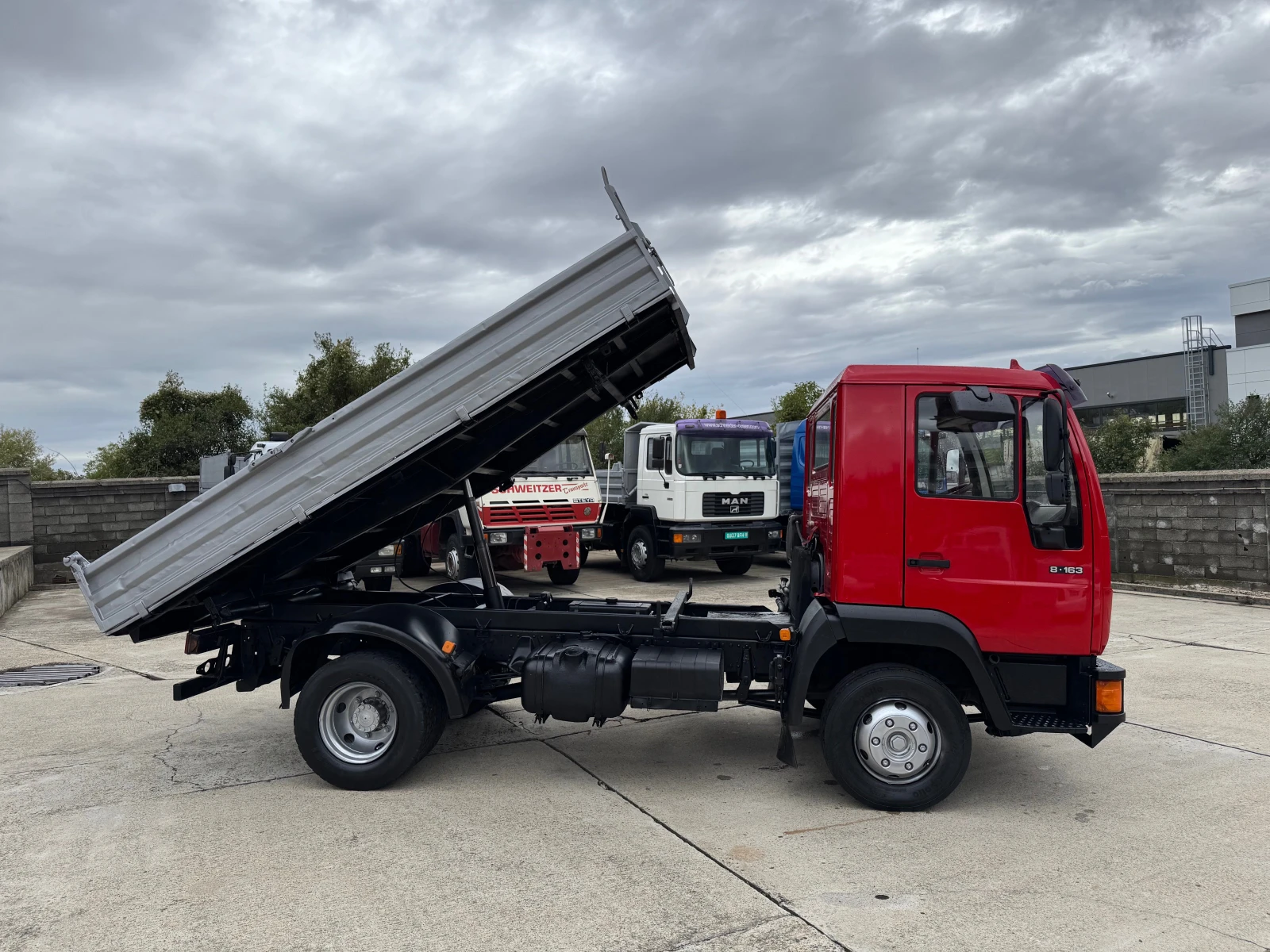 Man 8.163 тристранен самосвал 3.90м - изображение 5