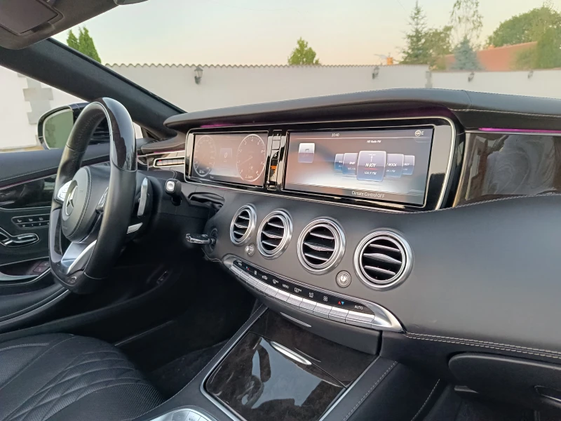 Mercedes-Benz S 500 * DESIGNO * 60 000 km * Cabrio *  9 G TRONIC * , снимка 11 - Автомобили и джипове - 45580055