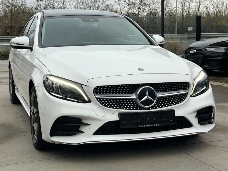 Mercedes-Benz C 220 d, 9G, 4-MATIC, AMG LINE, MULTIBEAM, CAMERA, ПОДГР, снимка 3 - Автомобили и джипове - 52693514