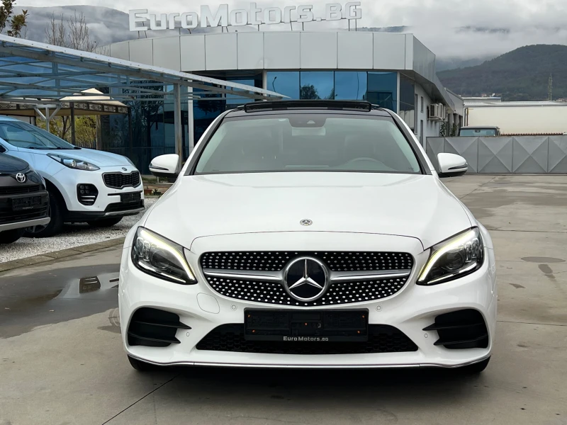 Mercedes-Benz C 220 d, 9G, 4-MATIC, AMG LINE, MULTIBEAM, CAMERA, ПОДГР, снимка 2 - Автомобили и джипове - 52693514